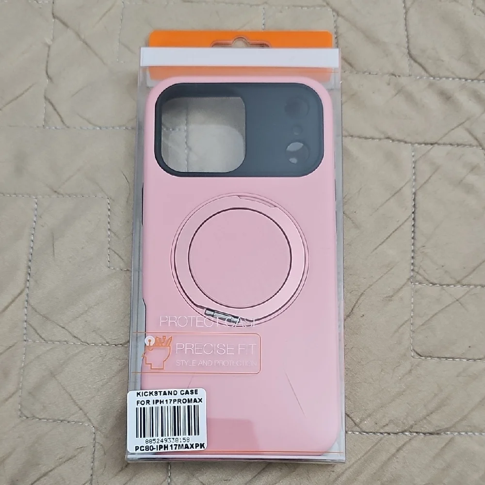 Pink Kickstand Case for iPhone 17 Pro Max